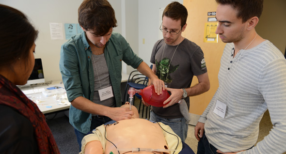L'atelier donné par les ambulanciers: voies d'accès pulmonaire en pré-hospitalier
