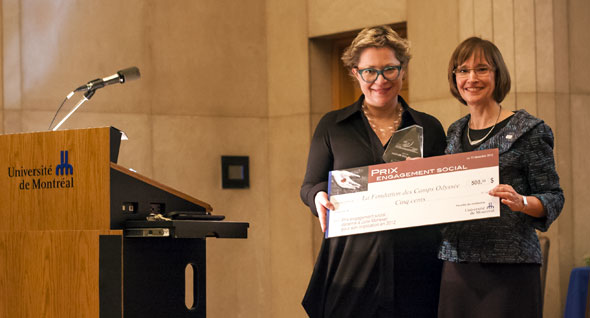 Julie Morisset et Hélène Boisjoly