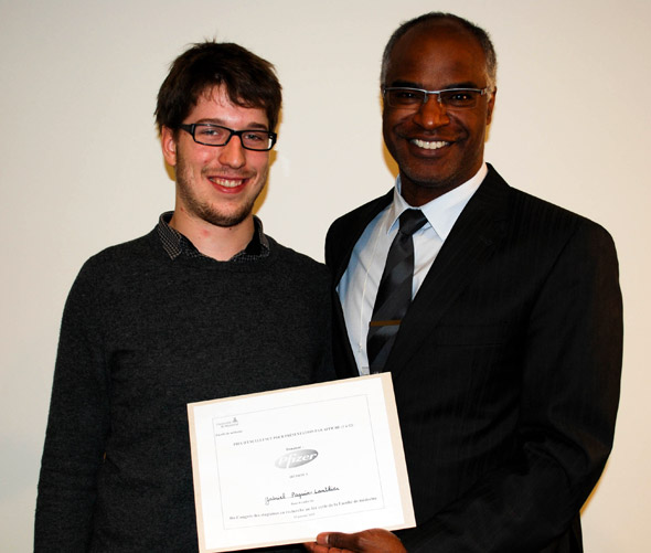 Gabriel Paquin-Lanthier et Patrice Roy.