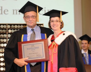 André Gougoux en compagnie d'Hélène Boisjoly